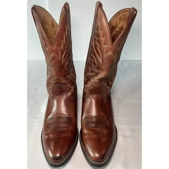 Twisted X Western Brown Cowboy Boots Mens R Toe 14" Tall Size 13EE MWT002 - Picture 2 of 15